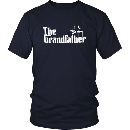 The Grandfather Funny Father's Day Grandpa Godfather Spoof Unisex T-shirt Black