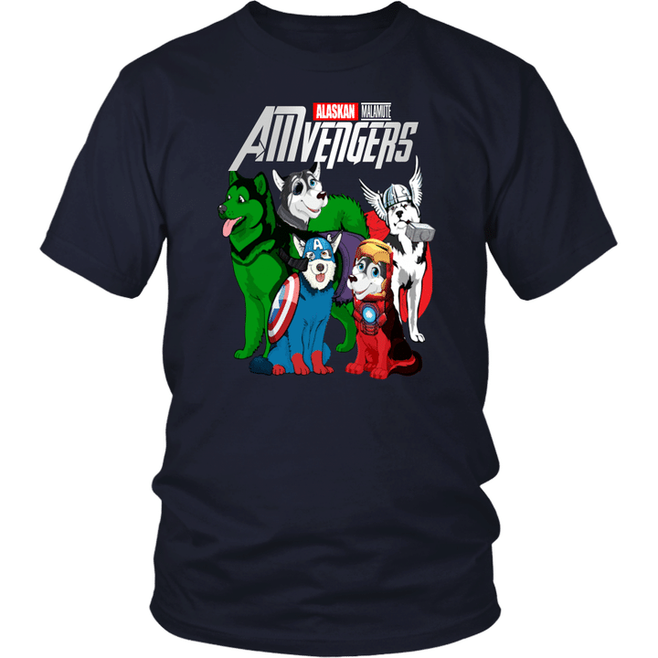 AMVENGERS SHIRT ALASKAN - MALAMUTE SHIRT Avengers EndGame Dog Version shirt