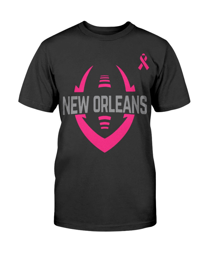 Breast Cancer Awareness T Shirt New Orleans Football