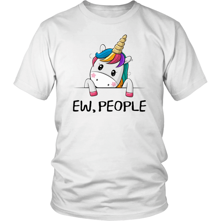 Ew - People Shirt Funny Unicorn