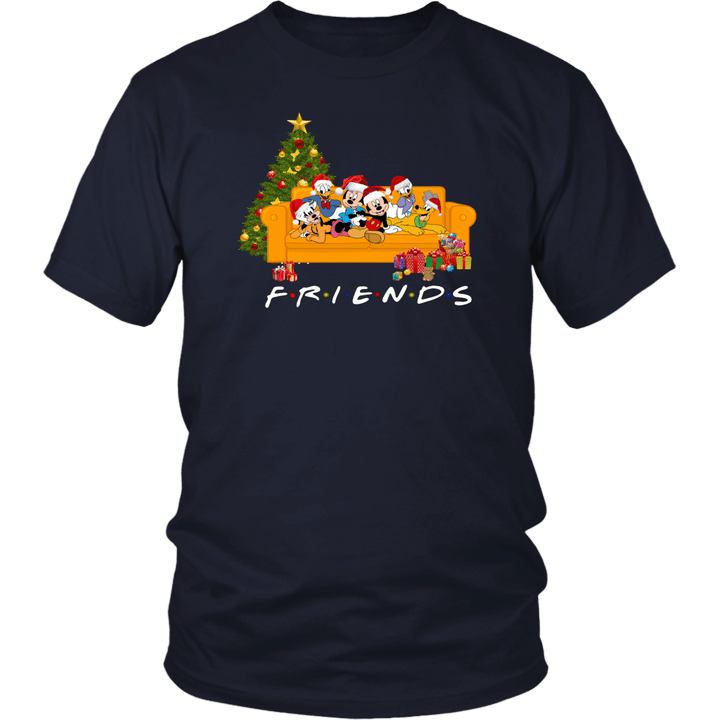 Friends- Mickey Disney Family Christmas T-Shirt