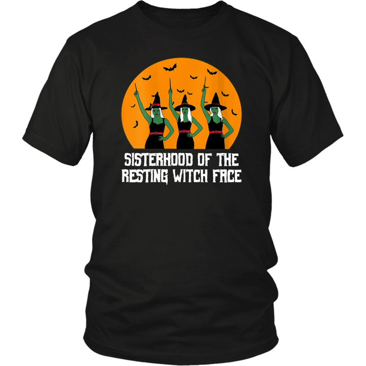 Halloween Pun Sisterhood Resting Witch Shirt