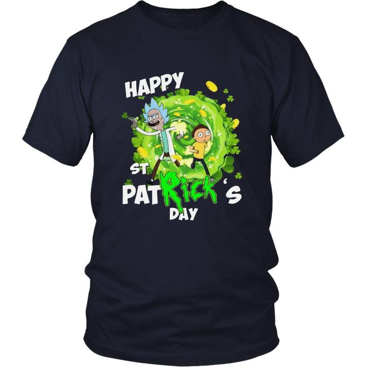 Happy St Patrick's Day Shirt Rick And Morty