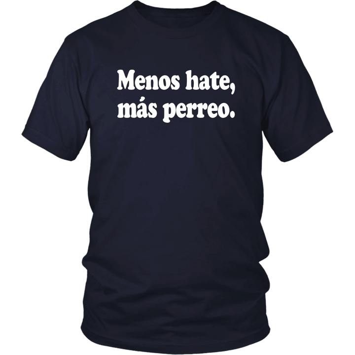 J Balvin Menos Hate, Más Perreo Negra Shirt