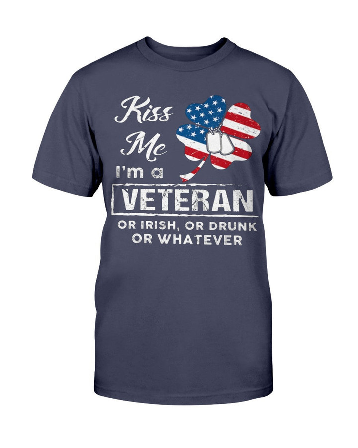 Kiss Me Veteran Irish Drunk Patrick Shirt