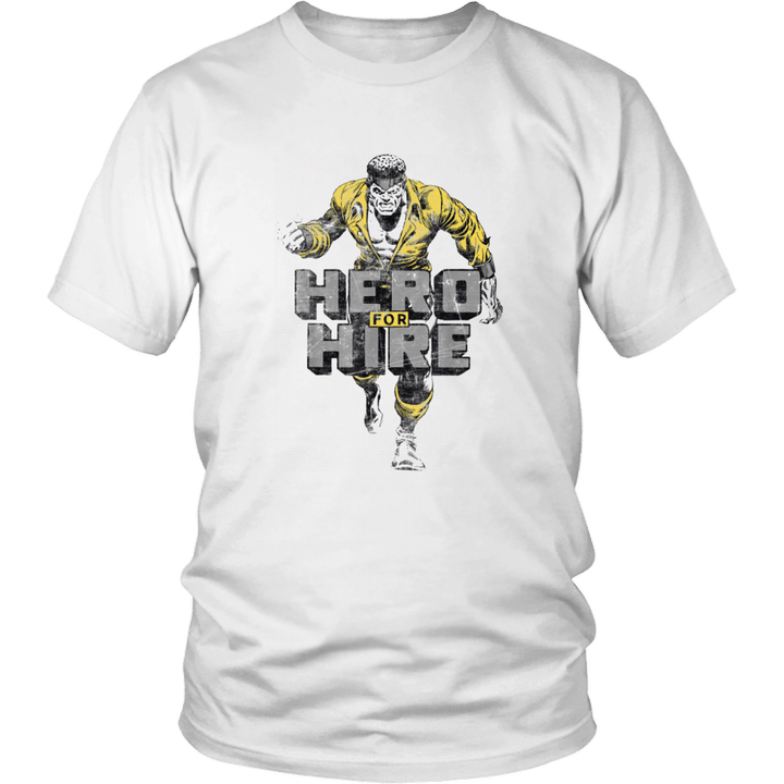 Marvel Heroes For Hire Luke Cage Stance Graphic T-Shirt