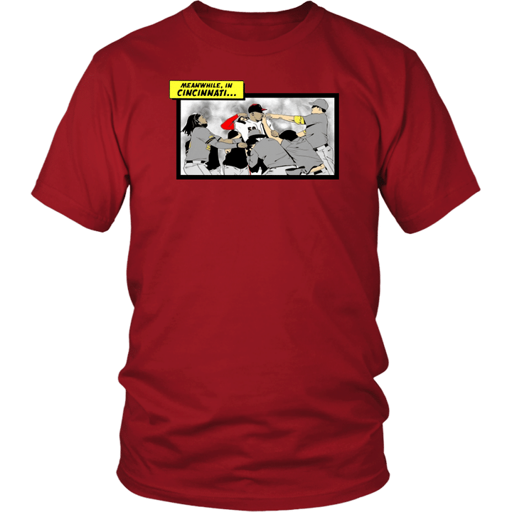 Meanwhile in Cincinnati Shirt Puig Fight - Cincinntai Reds - Funny Gift for Fans