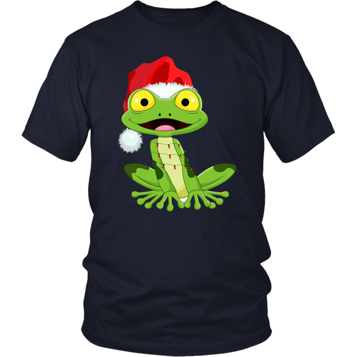Merry and bright Frog Merry And Bright Christmas T-Shirt