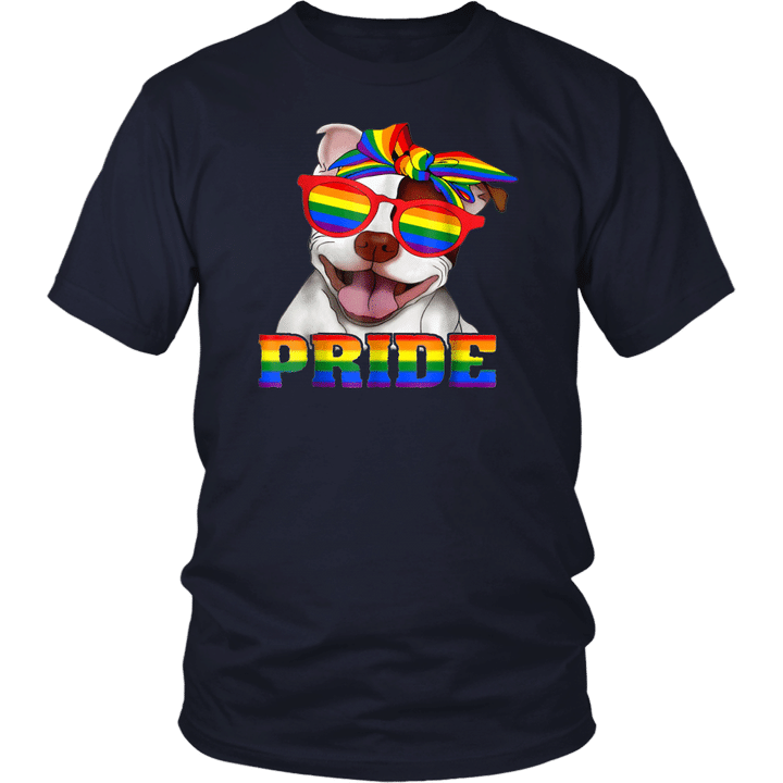 PIT BULL PRIDE- gay pride shirt