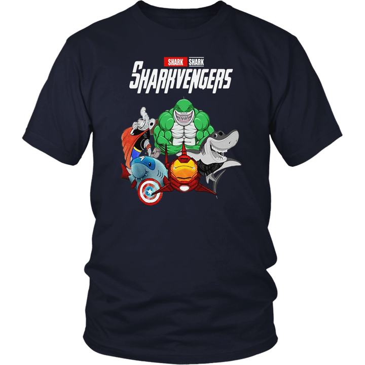 Sharkvengers Shirt Funny Shark Avengers Shark Vesion