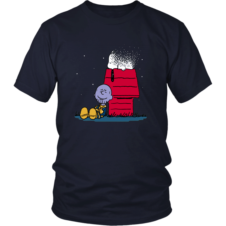 Snapy T-Shirt Funny Snoopy And Thanos Shirt