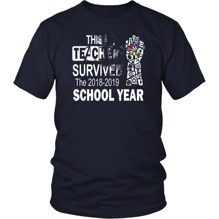 Teacher survived the 2018-2019 school year Shirt Infinity Gauntlet - Avengers - Thanos