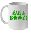 Bad And Boozy Funny Saint Patrick Day Drinking Gift Mug