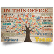 Copy of In This Office Social Worker Tree We Are Helpful We Are Goals We Are A Team Poster