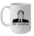 Dwight Cpr Certified Dwight Dummy Gift Mug