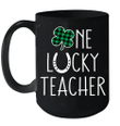 Funny St Patrick's Day Gift For Prek Kinder One Lucky Teacher Mug