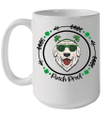 Golden Retriever Irish Creme Shamrock Dog St Patrick's Day Mug