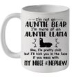 I'm Not An Auntie Bear I'm More Of An Auntie Llama My Niece And Nephew Mug