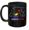 Lgbt Mom Mama Bear Mug Mother's Day Gift Rainbow Coffee Mugs