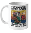 Owl That's What I Do I Read Books I Avoid People I Know Things Vintage Mug