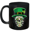 Sugar Skull Saint Patrick's Day Of Dead Mug