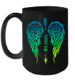 Wings His Angel Arrow Cross Funny Mug Couple Coffee Mugs