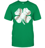 Baseball St Patricks Day Gift Boy Men Catcher Shamrock Shirt