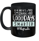 Fifth Grade Teacher 1000 Days Smarter Kinder Mug