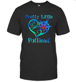 Heart Weed Pretty Little Pothead Graphic Tees Shirt