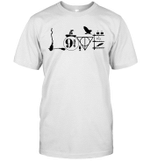 Love Nine Three Quarters For Women Graphic Short Sleeve Shirt For Men Tee Funny Summer T-Shirt