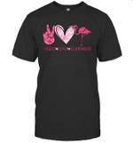 Peace Love Flamingo Gift Shirt