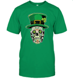 Sugar Skull Saint Patrick's Day Of Dead Shirt