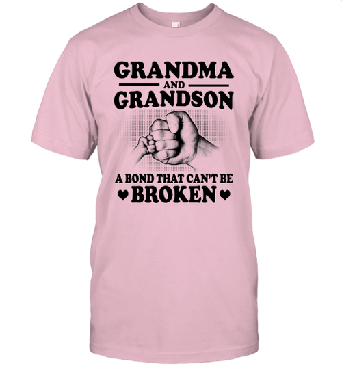 Grandma And Grandson A Bond That Can't Be Broken Funny Shirt Mother's Day Gift