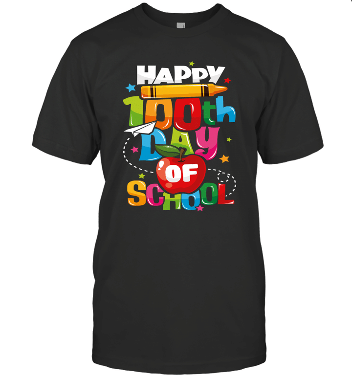 100th Day Of School T Shirt Happy 100 Days Teacher Shirt