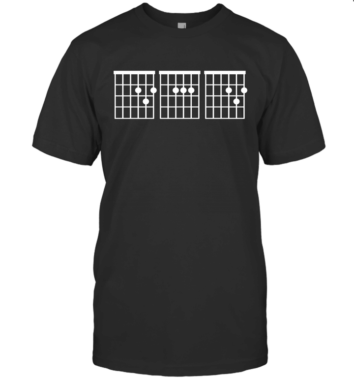 Dad Guitar Chords Shirt Funny Guitar Lover Gifts, Father's Day Gifts