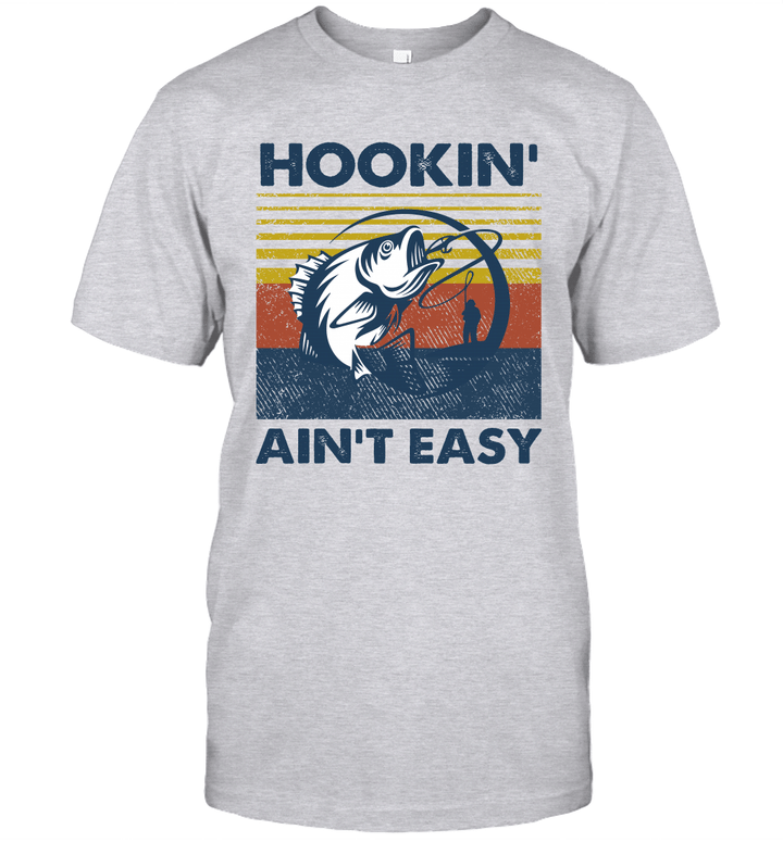 Fishing Hookin' Ain't Easy Vintage Shirt
