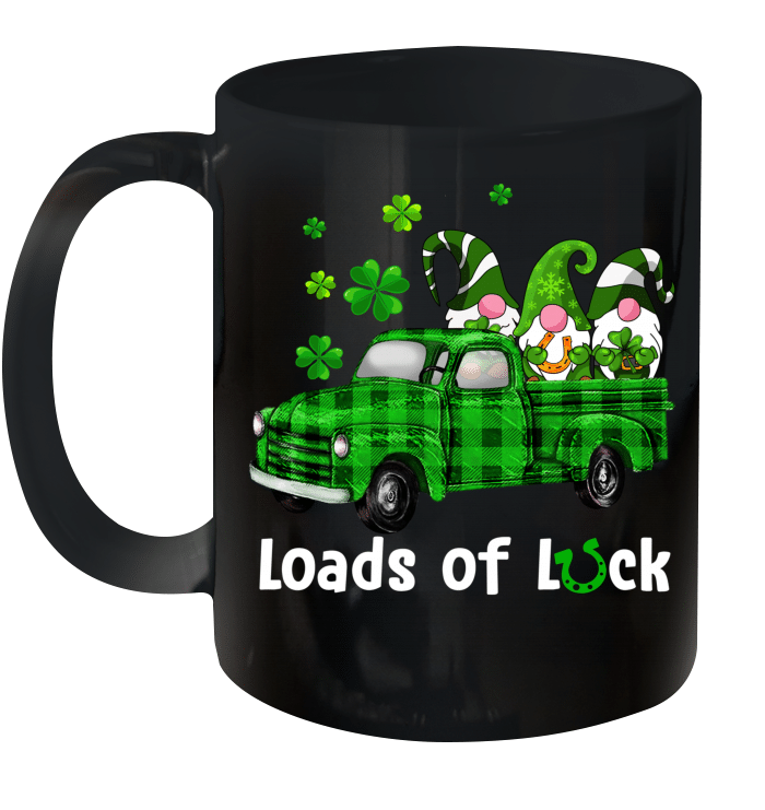 Funny Leprechaun Gnomes Loads Of Luck St Patrick's Day Mug