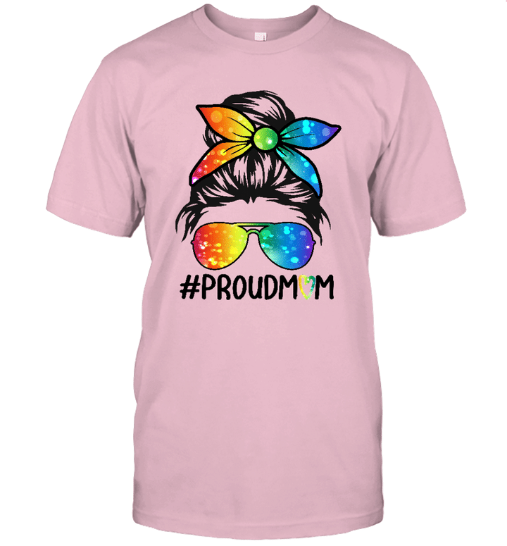 LGBT Girl Mom Proud Mom Shirt