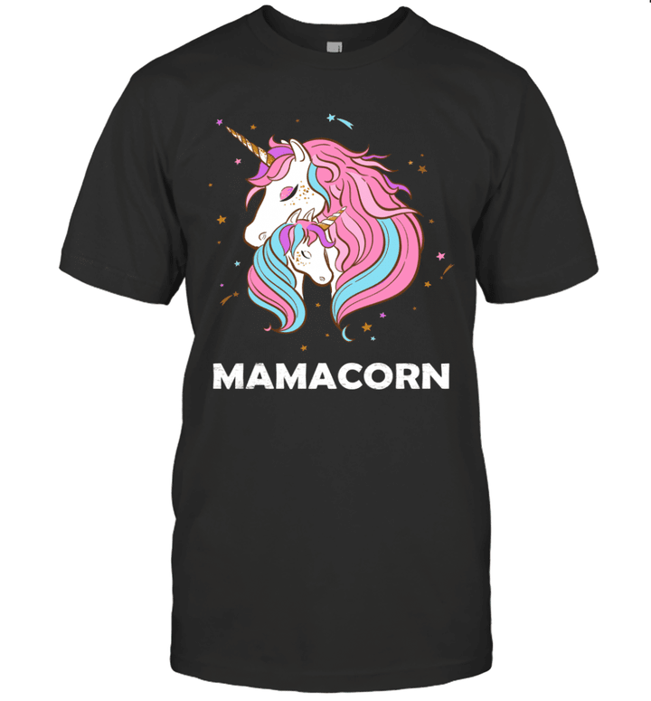 Mamacorn Unicorn Mommy And Baby Mother's Day Gift Shirt