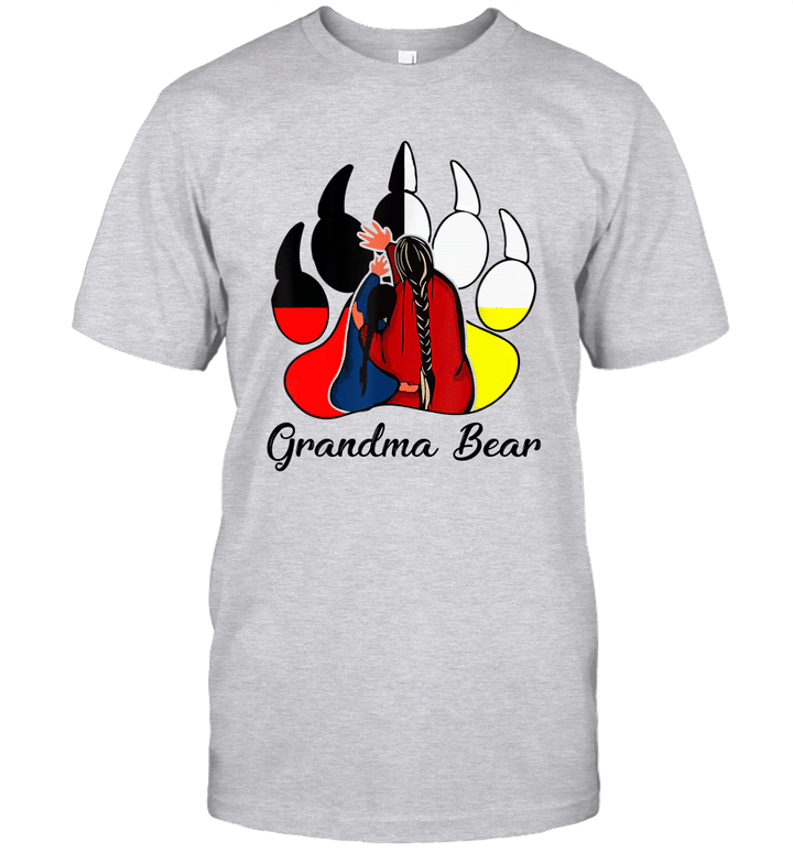 Native Americans Bear Paw Grandma Bear Shirt