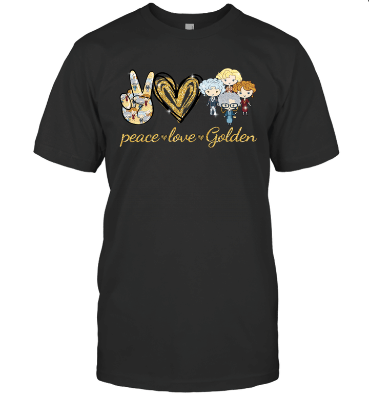 Peace love The Golden Girls Shirt Funny Graphic Tees