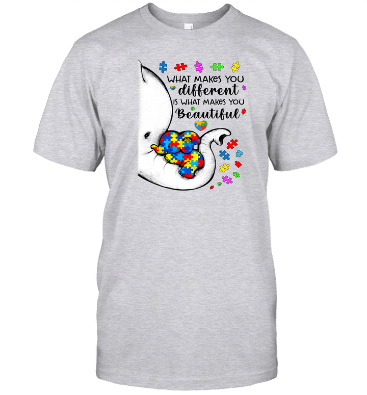 Elephant What Makes You Different Autism Child Awareness Shirt