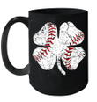 Baseball St Patricks Day Gift Boy Men Catcher Shamrock Mug