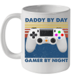 Controller Daddy By Day Gamer By Night Vintage Mug Funny Father's Day Gifts