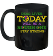 Dear Liver Today Will Be A Rough One Drinking Mardi Gras Mug