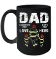 Firefighter Dad A Daughter's First Love A Son's First Hero Mug Funny Father's Day Gifts