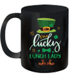 Leprechaun I'm A Lucky Lunch Lady St Patrick's Day Gifts Mug