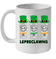 Lepreclawns Pot O' Gold Shamrock Lucky St Patrick's Day Claw Mug