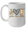 Peace Love Sloths Funny Sloths Lover Gifts Mug