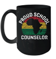 Proud School Counselor Gift Pride Black History Month Pupil Mug
